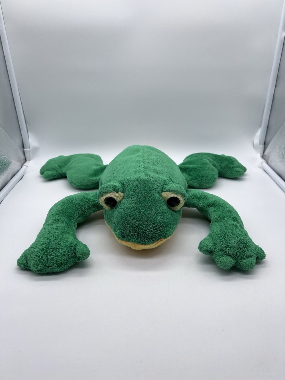 Ty Classic Bayou the Frog 15" Plush Stuffed Animal Toy Croaking Rattle 2003